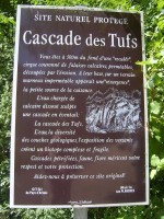 La Cascade des Tufs - un site protégé